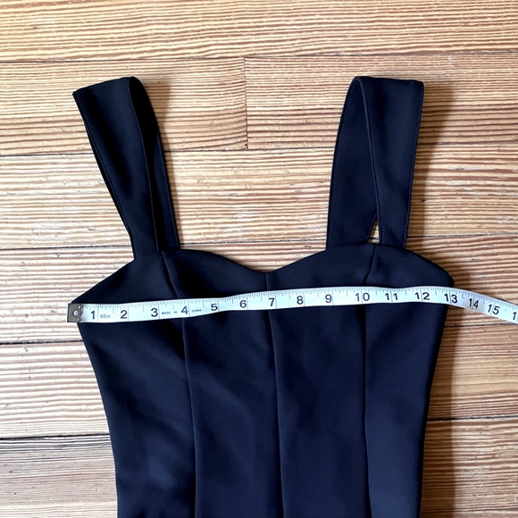 NWT Abercrombie & Fitch Wide Strap Corset Dress in Black Sz XST - Picture 8 of 12